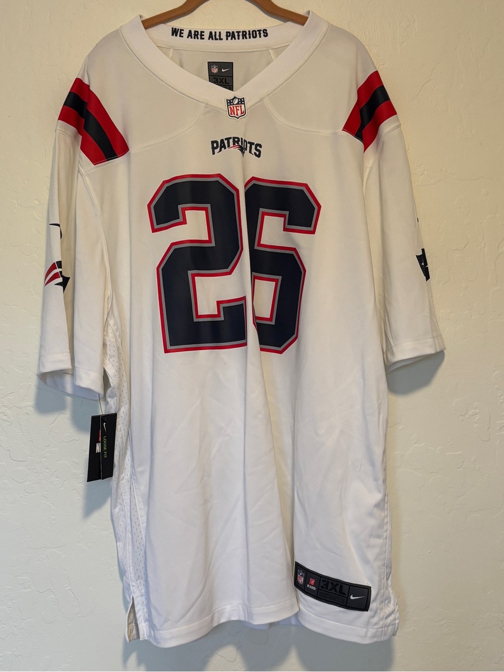 NFL New England Patriots Sony Michel Football Jersey